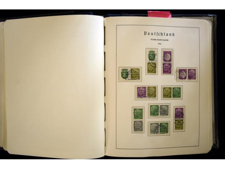 1949/90, gestempelte, in den Hauptnummern weit überkomplette Sammlung, dabei etliche Briefe teils mit guten Frankaturen, ein 
