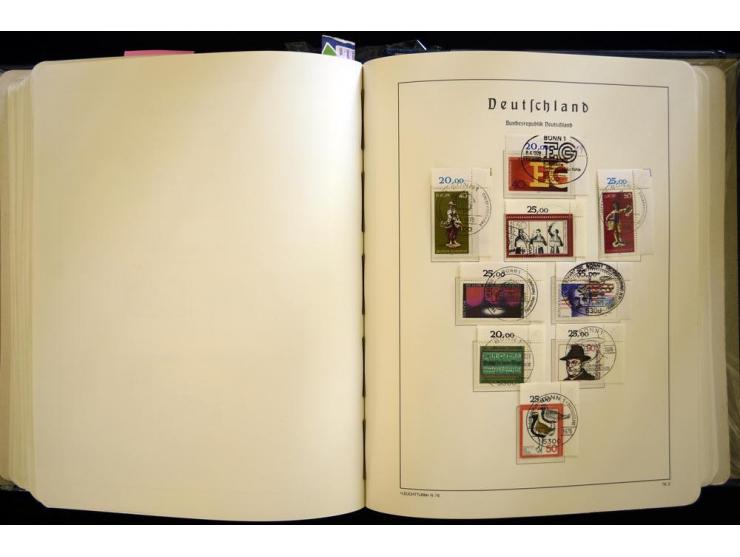 1949/90, gestempelte, in den Hauptnummern weit überkomplette Sammlung, dabei etliche Briefe teils mit guten Frankaturen, ein 