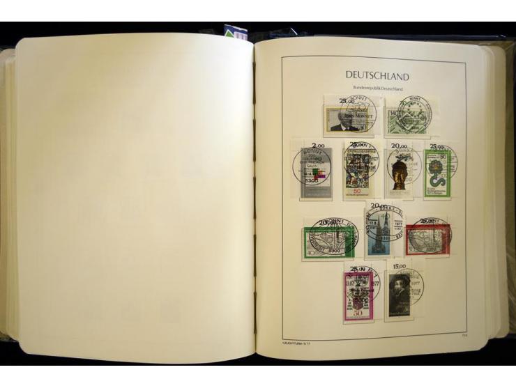 1949/90, gestempelte, in den Hauptnummern weit überkomplette Sammlung, dabei etliche Briefe teils mit guten Frankaturen, ein 