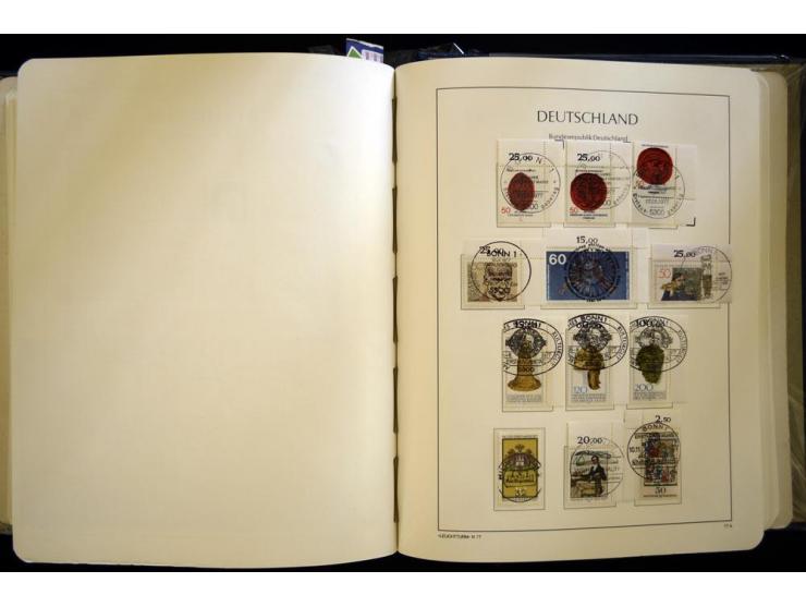 1949/90, gestempelte, in den Hauptnummern weit überkomplette Sammlung, dabei etliche Briefe teils mit guten Frankaturen, ein 