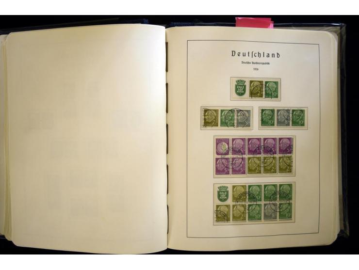 1949/90, gestempelte, in den Hauptnummern weit überkomplette Sammlung, dabei etliche Briefe teils mit guten Frankaturen, ein 