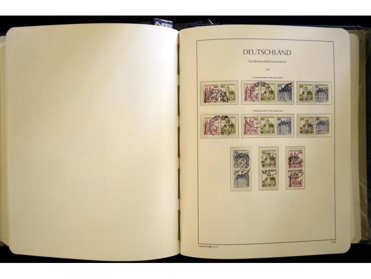 1949/90, gestempelte, in den Hauptnummern weit überkomplette Sammlung, dabei etliche Briefe teils mit guten Frankaturen, ein 