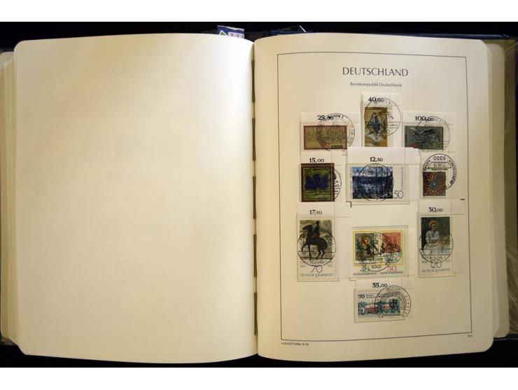 1949/90, gestempelte, in den Hauptnummern weit überkomplette Sammlung, dabei etliche Briefe teils mit guten Frankaturen, ein 