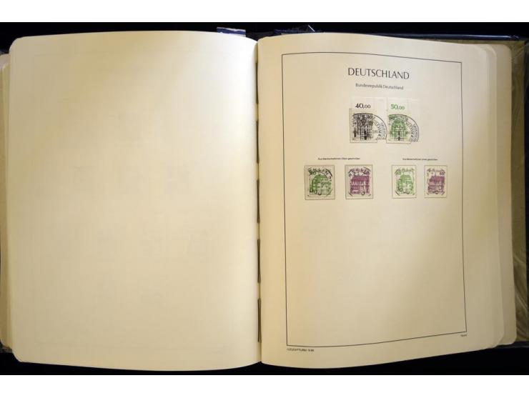 1949/90, gestempelte, in den Hauptnummern weit überkomplette Sammlung, dabei etliche Briefe teils mit guten Frankaturen, ein 