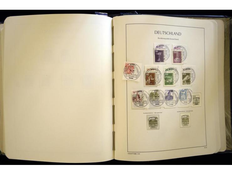 1949/90, gestempelte, in den Hauptnummern weit überkomplette Sammlung, dabei etliche Briefe teils mit guten Frankaturen, ein 