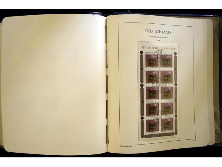 1949/90, gestempelte, in den Hauptnummern weit überkomplette Sammlung, dabei etliche Briefe teils mit guten Frankaturen, ein 