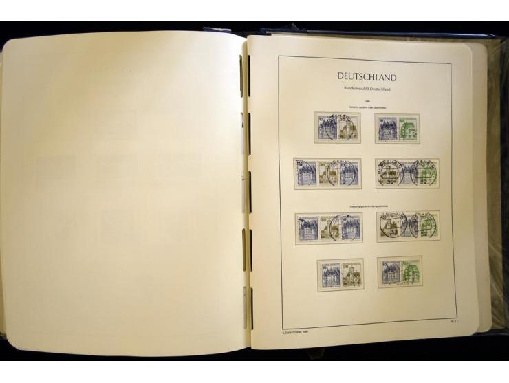 1949/90, gestempelte, in den Hauptnummern weit überkomplette Sammlung, dabei etliche Briefe teils mit guten Frankaturen, ein 