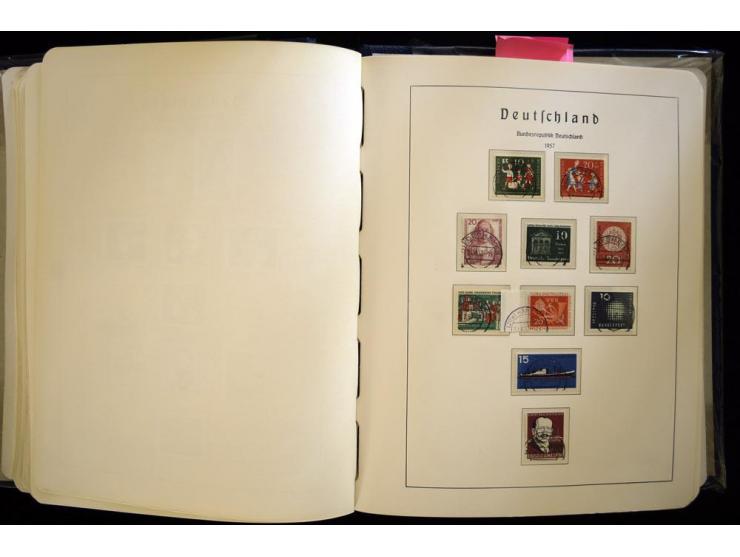 1949/90, gestempelte, in den Hauptnummern weit überkomplette Sammlung, dabei etliche Briefe teils mit guten Frankaturen, ein 