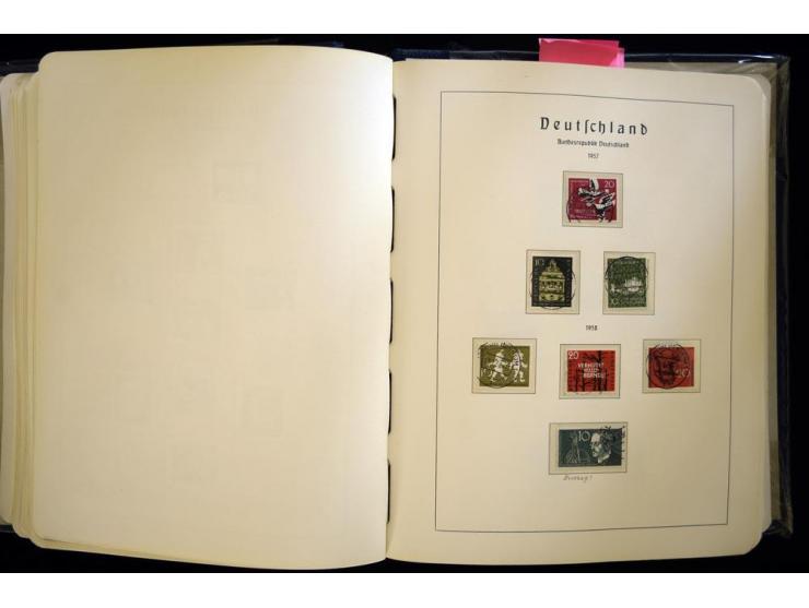 1949/90, gestempelte, in den Hauptnummern weit überkomplette Sammlung, dabei etliche Briefe teils mit guten Frankaturen, ein 