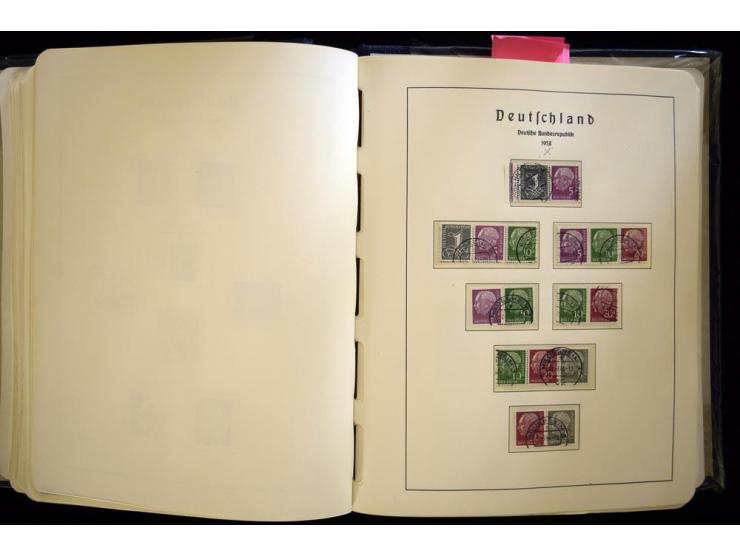 1949/90, gestempelte, in den Hauptnummern weit überkomplette Sammlung, dabei etliche Briefe teils mit guten Frankaturen, ein 