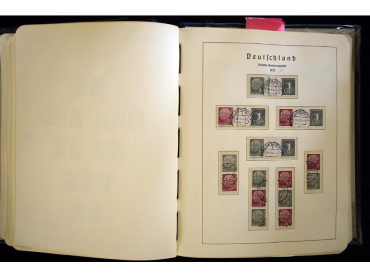 1949/90, gestempelte, in den Hauptnummern weit überkomplette Sammlung, dabei etliche Briefe teils mit guten Frankaturen, ein 