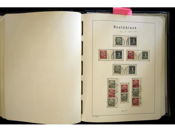 1949/90, gestempelte, in den Hauptnummern weit überkomplette Sammlung, dabei etliche Briefe teils mit guten Frankaturen, ein 