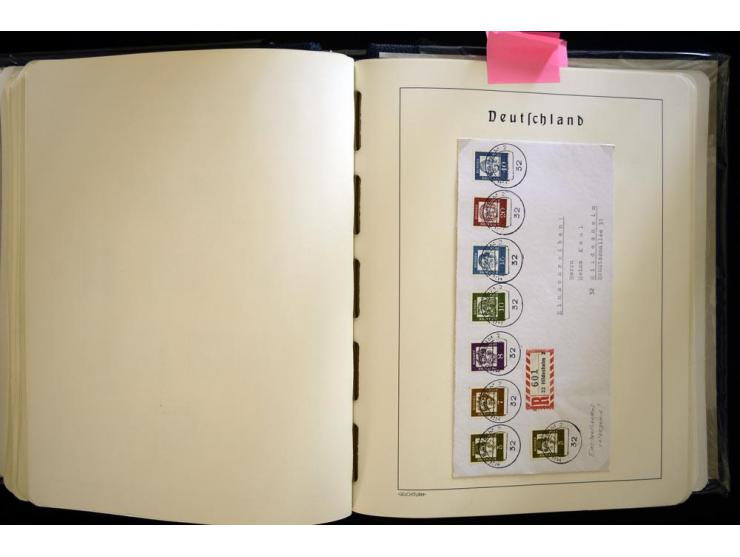 1949/90, gestempelte, in den Hauptnummern weit überkomplette Sammlung, dabei etliche Briefe teils mit guten Frankaturen, ein 