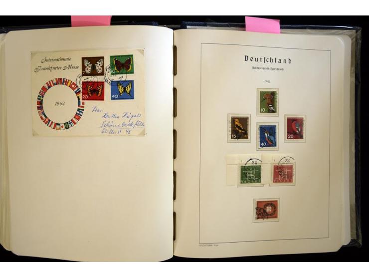 1949/90, gestempelte, in den Hauptnummern weit überkomplette Sammlung, dabei etliche Briefe teils mit guten Frankaturen, ein 