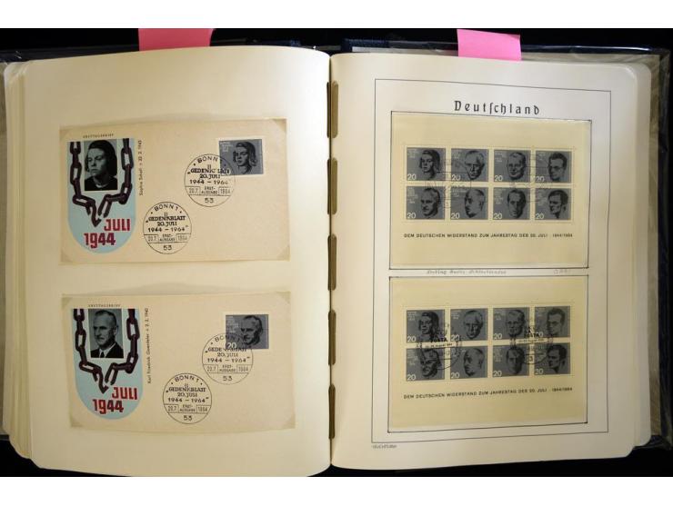 1949/90, gestempelte, in den Hauptnummern weit überkomplette Sammlung, dabei etliche Briefe teils mit guten Frankaturen, ein 