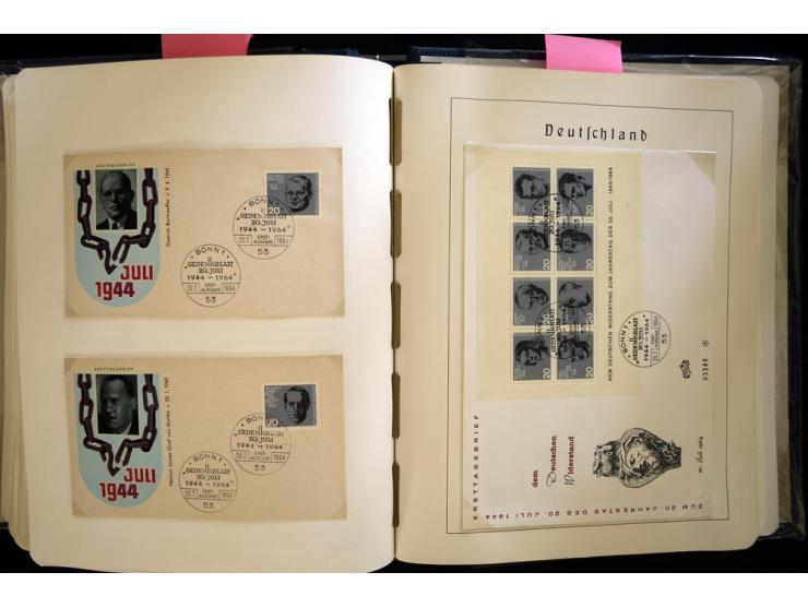 1949/90, gestempelte, in den Hauptnummern weit überkomplette Sammlung, dabei etliche Briefe teils mit guten Frankaturen, ein 