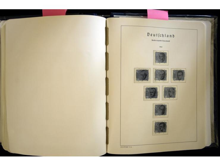 1949/90, gestempelte, in den Hauptnummern weit überkomplette Sammlung, dabei etliche Briefe teils mit guten Frankaturen, ein 