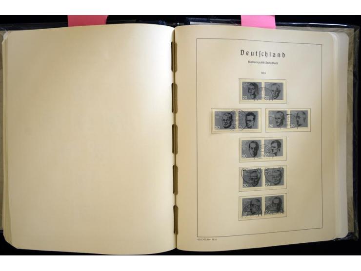 1949/90, gestempelte, in den Hauptnummern weit überkomplette Sammlung, dabei etliche Briefe teils mit guten Frankaturen, ein 