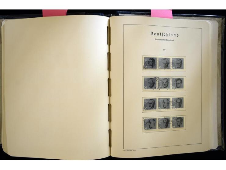 1949/90, gestempelte, in den Hauptnummern weit überkomplette Sammlung, dabei etliche Briefe teils mit guten Frankaturen, ein 