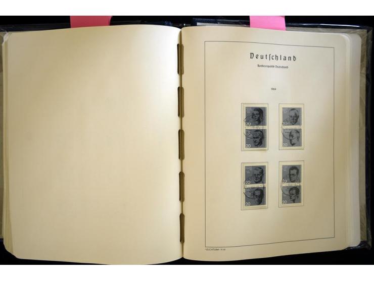 1949/90, gestempelte, in den Hauptnummern weit überkomplette Sammlung, dabei etliche Briefe teils mit guten Frankaturen, ein 