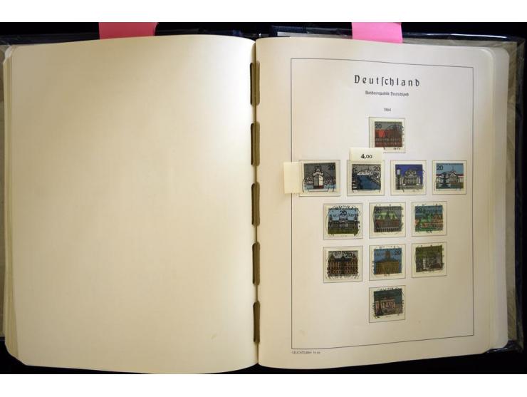 1949/90, gestempelte, in den Hauptnummern weit überkomplette Sammlung, dabei etliche Briefe teils mit guten Frankaturen, ein 