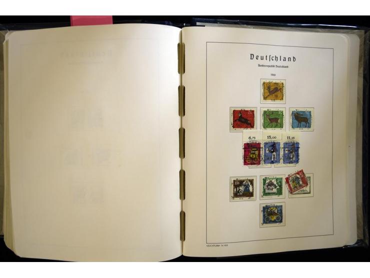 1949/90, gestempelte, in den Hauptnummern weit überkomplette Sammlung, dabei etliche Briefe teils mit guten Frankaturen, ein 