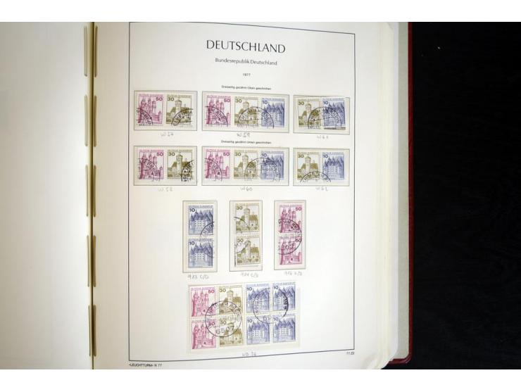 ZUSAMMENDRUCKE: 1951/2001, schöne gestempelte Sammlung mit vielen besseren Werten, dabei Bund Mi.-Nr S7 und S8, danach ein gu