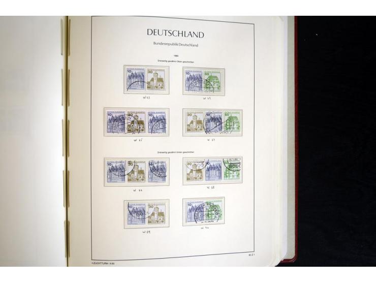 ZUSAMMENDRUCKE: 1951/2001, schöne gestempelte Sammlung mit vielen besseren Werten, dabei Bund Mi.-Nr S7 und S8, danach ein gu