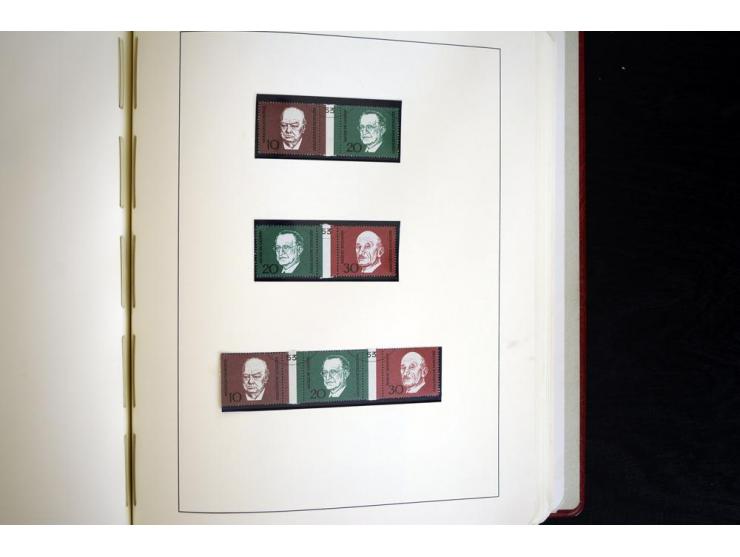 ZUSAMMENDRUCKE: 1951/2001, schöne gestempelte Sammlung mit vielen besseren Werten, dabei Bund Mi.-Nr S7 und S8, danach ein gu