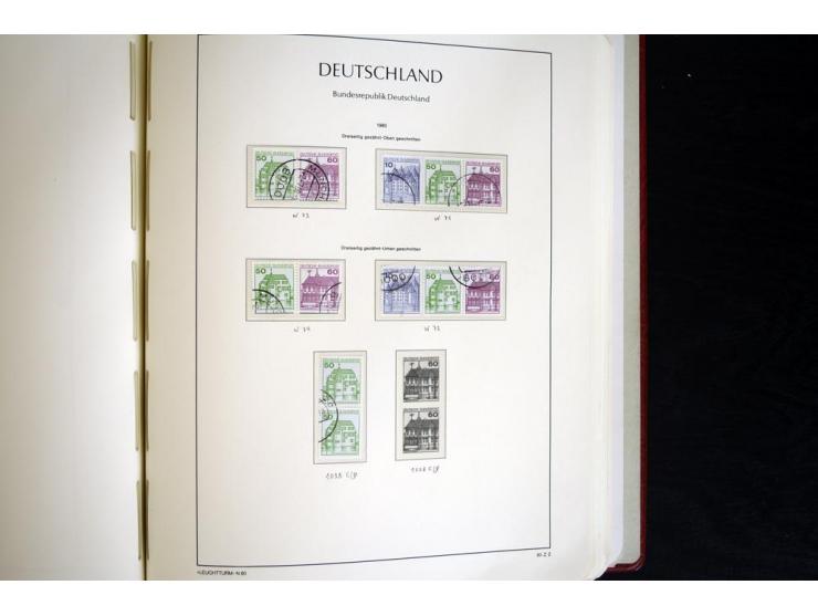 ZUSAMMENDRUCKE: 1951/2001, schöne gestempelte Sammlung mit vielen besseren Werten, dabei Bund Mi.-Nr S7 und S8, danach ein gu