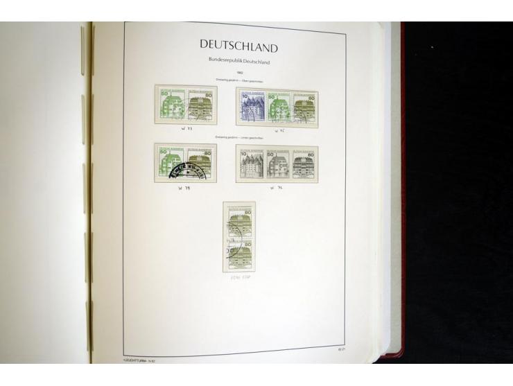 ZUSAMMENDRUCKE: 1951/2001, schöne gestempelte Sammlung mit vielen besseren Werten, dabei Bund Mi.-Nr S7 und S8, danach ein gu