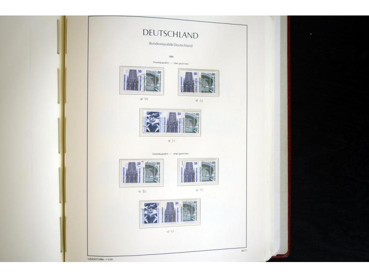 ZUSAMMENDRUCKE: 1951/2001, schöne gestempelte Sammlung mit vielen besseren Werten, dabei Bund Mi.-Nr S7 und S8, danach ein gu