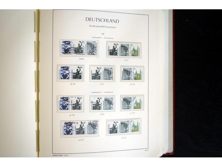 ZUSAMMENDRUCKE: 1951/2001, schöne gestempelte Sammlung mit vielen besseren Werten, dabei Bund Mi.-Nr S7 und S8, danach ein gu