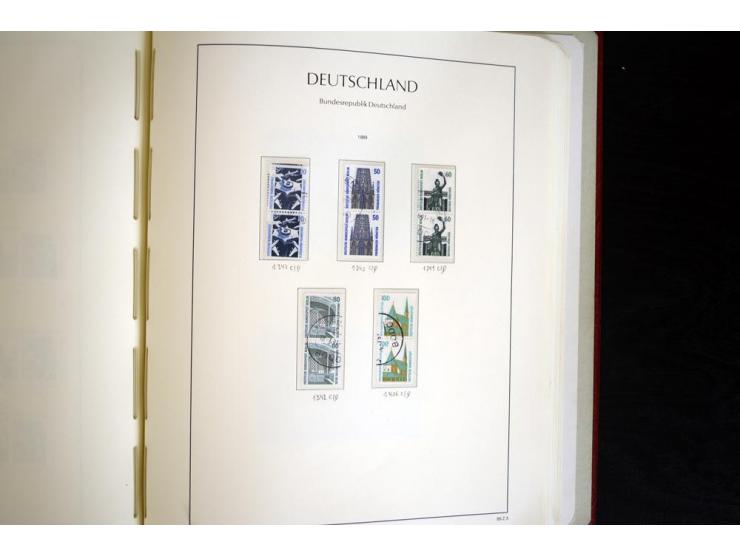 ZUSAMMENDRUCKE: 1951/2001, schöne gestempelte Sammlung mit vielen besseren Werten, dabei Bund Mi.-Nr S7 und S8, danach ein gu