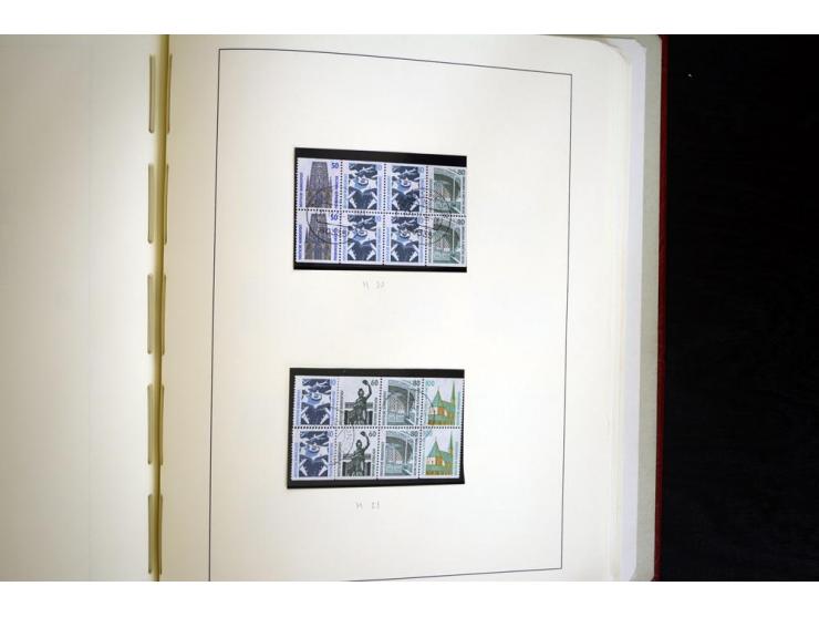 ZUSAMMENDRUCKE: 1951/2001, schöne gestempelte Sammlung mit vielen besseren Werten, dabei Bund Mi.-Nr S7 und S8, danach ein gu