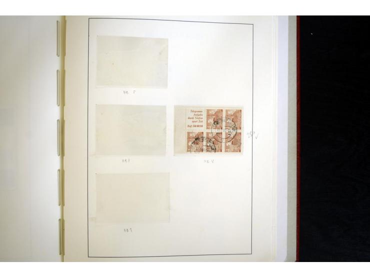 ZUSAMMENDRUCKE: 1951/2001, schöne gestempelte Sammlung mit vielen besseren Werten, dabei Bund Mi.-Nr S7 und S8, danach ein gu