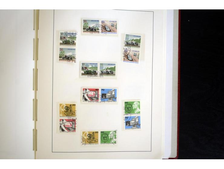 ZUSAMMENDRUCKE: 1951/2001, schöne gestempelte Sammlung mit vielen besseren Werten, dabei Bund Mi.-Nr S7 und S8, danach ein gu