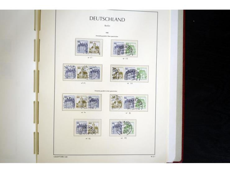 ZUSAMMENDRUCKE: 1951/2001, schöne gestempelte Sammlung mit vielen besseren Werten, dabei Bund Mi.-Nr S7 und S8, danach ein gu