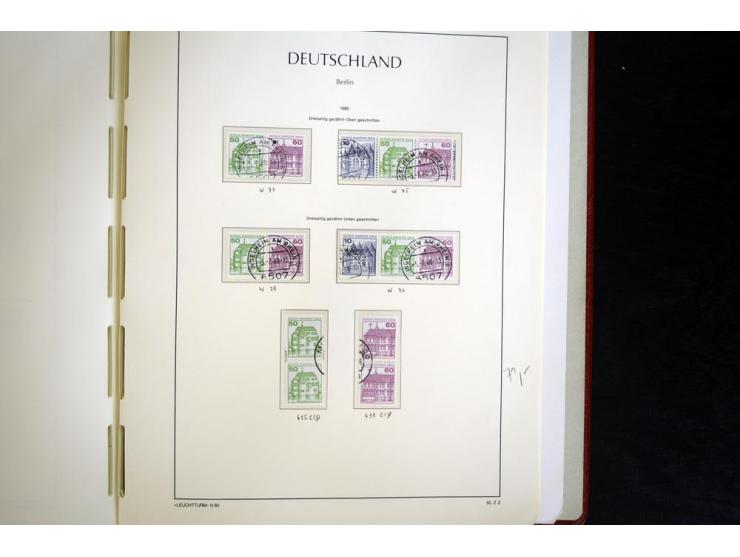 ZUSAMMENDRUCKE: 1951/2001, schöne gestempelte Sammlung mit vielen besseren Werten, dabei Bund Mi.-Nr S7 und S8, danach ein gu
