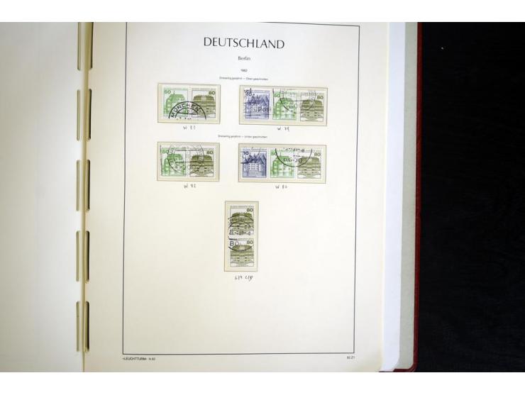 ZUSAMMENDRUCKE: 1951/2001, schöne gestempelte Sammlung mit vielen besseren Werten, dabei Bund Mi.-Nr S7 und S8, danach ein gu