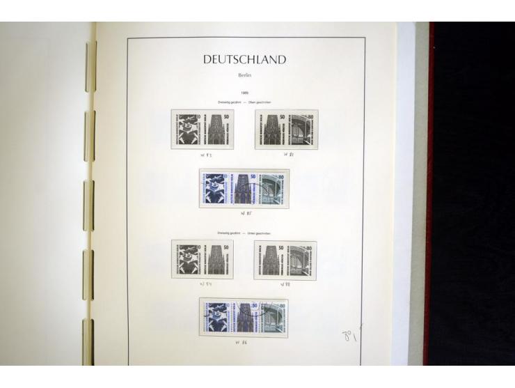 ZUSAMMENDRUCKE: 1951/2001, schöne gestempelte Sammlung mit vielen besseren Werten, dabei Bund Mi.-Nr S7 und S8, danach ein gu