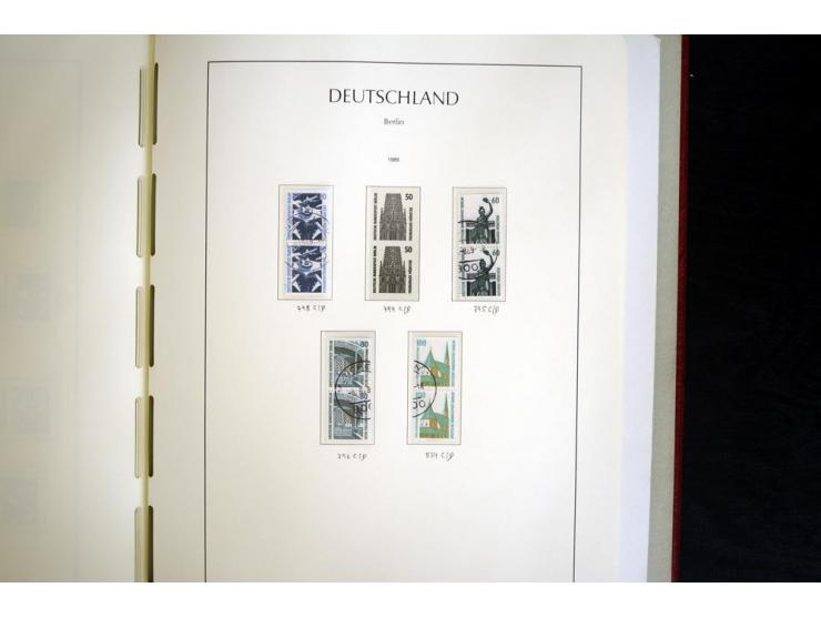 ZUSAMMENDRUCKE: 1951/2001, schöne gestempelte Sammlung mit vielen besseren Werten, dabei Bund Mi.-Nr S7 und S8, danach ein gu