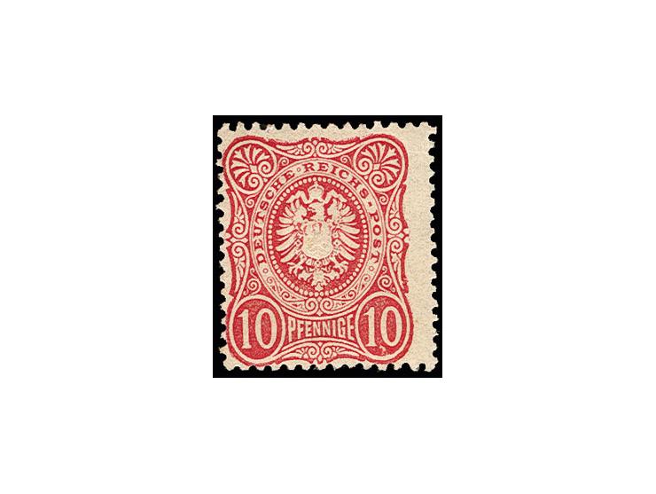 10 Pfge. lilarot, postfrisch, sign. Ebel, Fotobefund Zenker und Jäschke-L. BPP (Mi. 400,-)