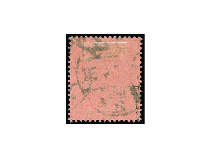 80 Pfg. karminrot (metallisch glänzend)/rotschwarz auf hellrosa, gestempelt "GUBEN 19.2.20", tadellos, sign. Jäschke BPP, Fot
