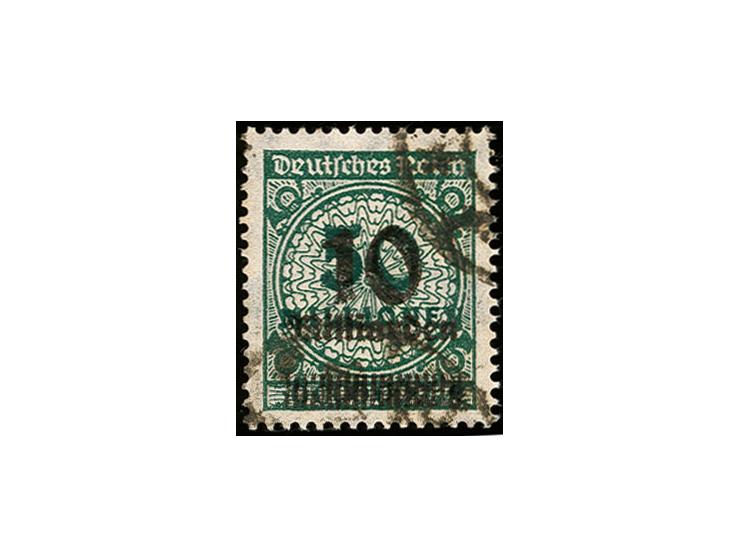 10 Mrd. auf 50 Mio. M. schwarzopalgrün, gestempelt, tadellos, Fotoattest Winkler BPP (Mi. 2.000,-)