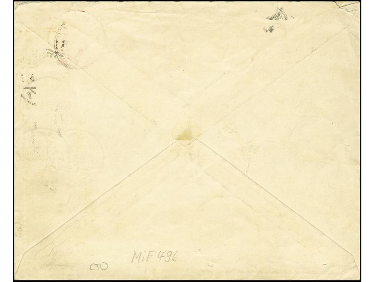 1933, Chicagofahrt 1 M. mit Zufrankatur mit Stempel "SIEGEN 17.11.33" auf Luftpostbrief nach Windhuk, mit innerafrikanischen 