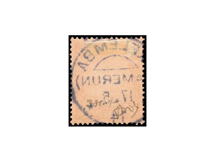"IKELEMBA 17.5.14", zentrisch, sauber und fast komplett abgeschlagen auf 30 Pfg., tadellos, sign. Grobe und Fotoattest Jäschk