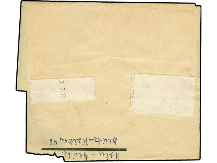 1952, Ansichten 2-3 Fr. mit Maschinenstempel "SAARBRÜCKEN 22.5.56" auf Drucksache zu ermäßigter Gebühr, unten mit kleinem Aus