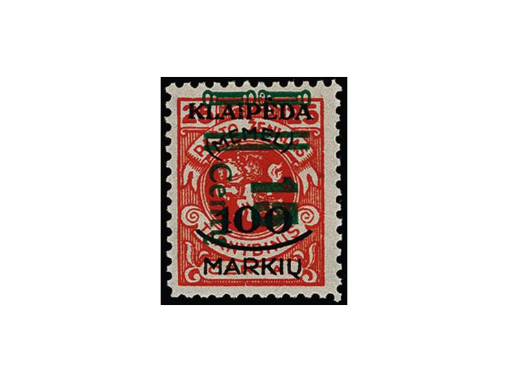 15 C. auf 25 C. mit kopfstehendem Aufdruck, sauber ungebraucht in normaler Zähnung, tadellos, u.a. sign. Dr. Petersen BPP und