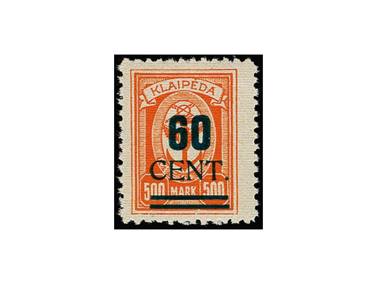 Grünaufdruck 60 C., postfrisch, tadellos, Fotoattest Huylmans BPP